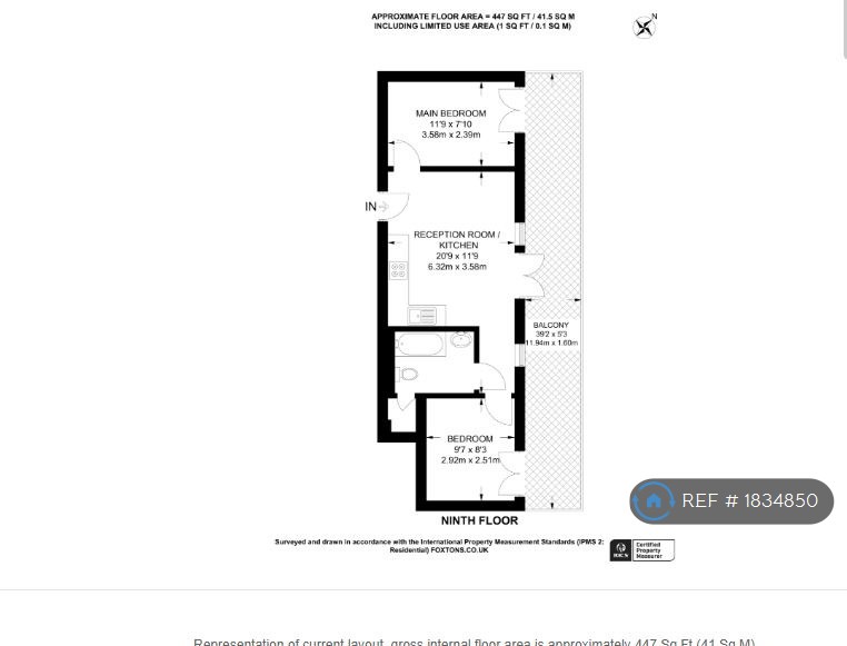 Apartment, Sutton Court Road, Sutton floorplan
