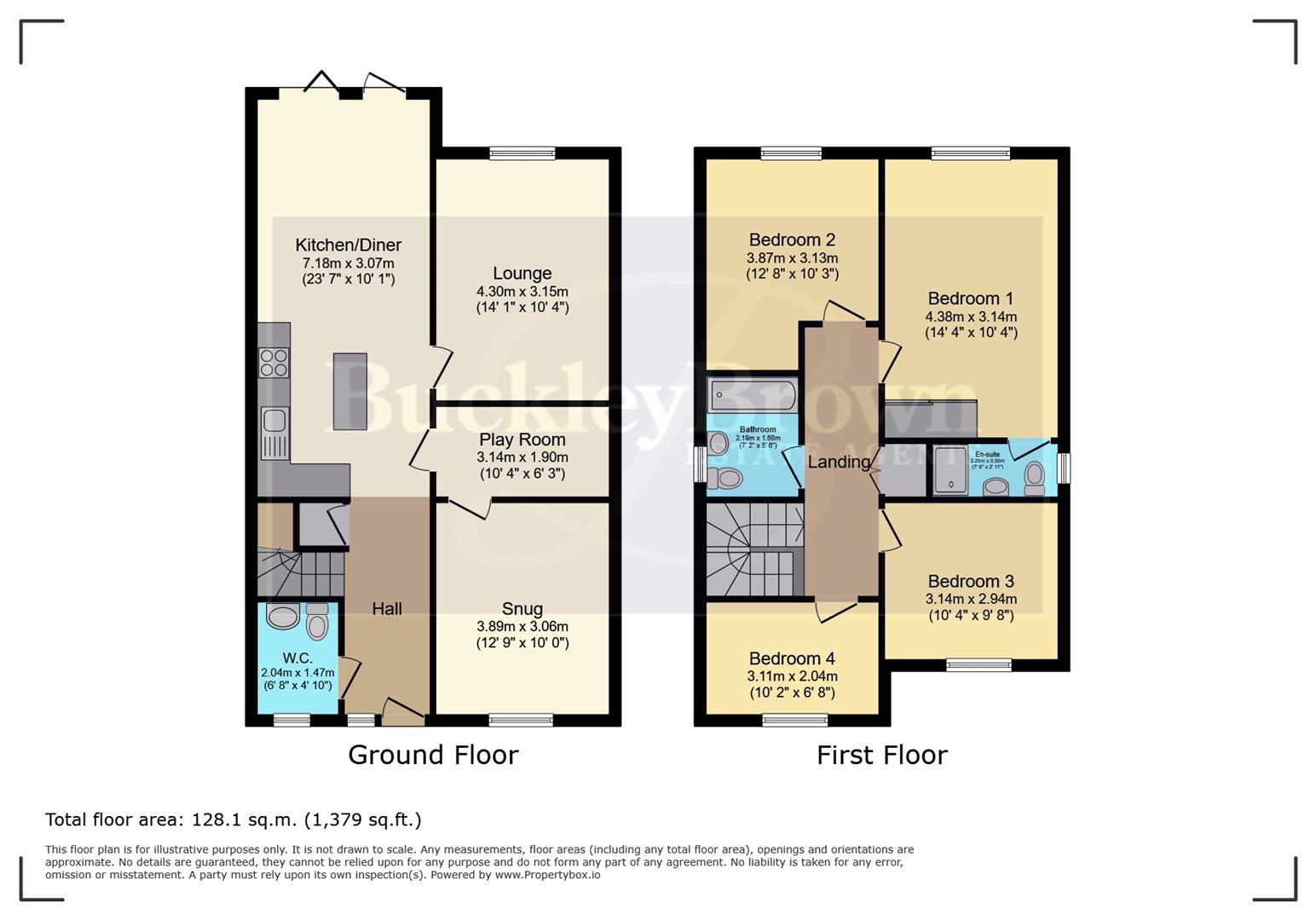 14, Stoney View, Worksop floorplan