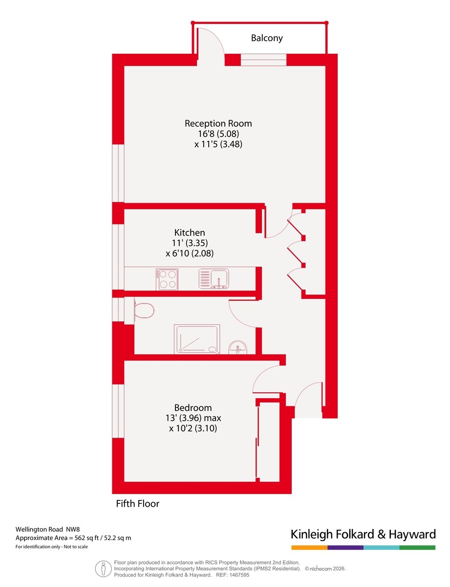 19 Fettes House,, Wellington Road, London floorplan