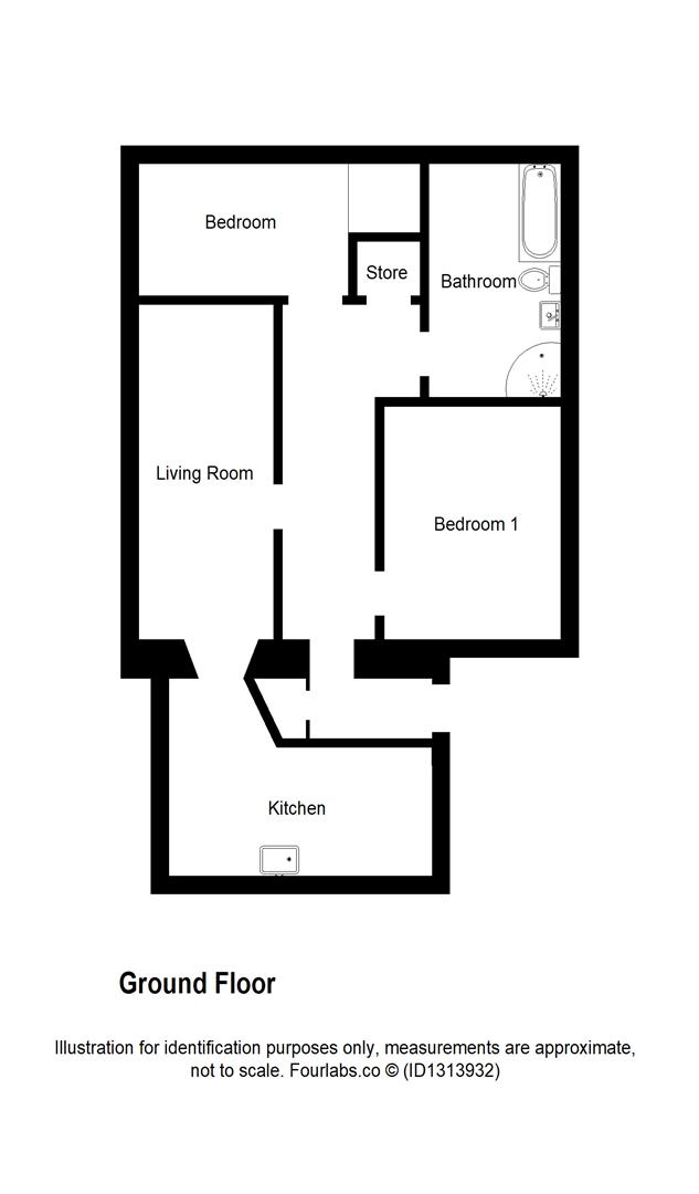 5A, Willowbank, Wick floorplan