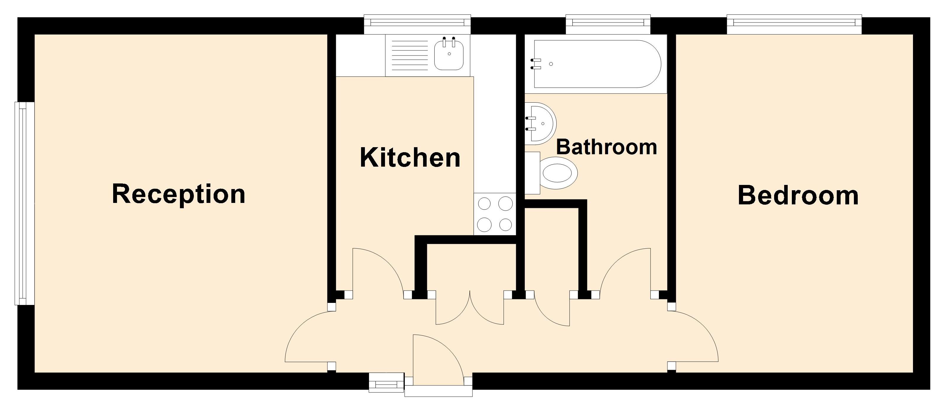 1 Bedrooms Flat to rent in Flat 4, St Annes House, Windmill Hill Lane, Derby DE22