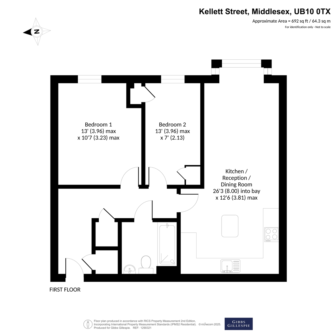 Kellett Street, Uxbridge, Middlesex floorplan