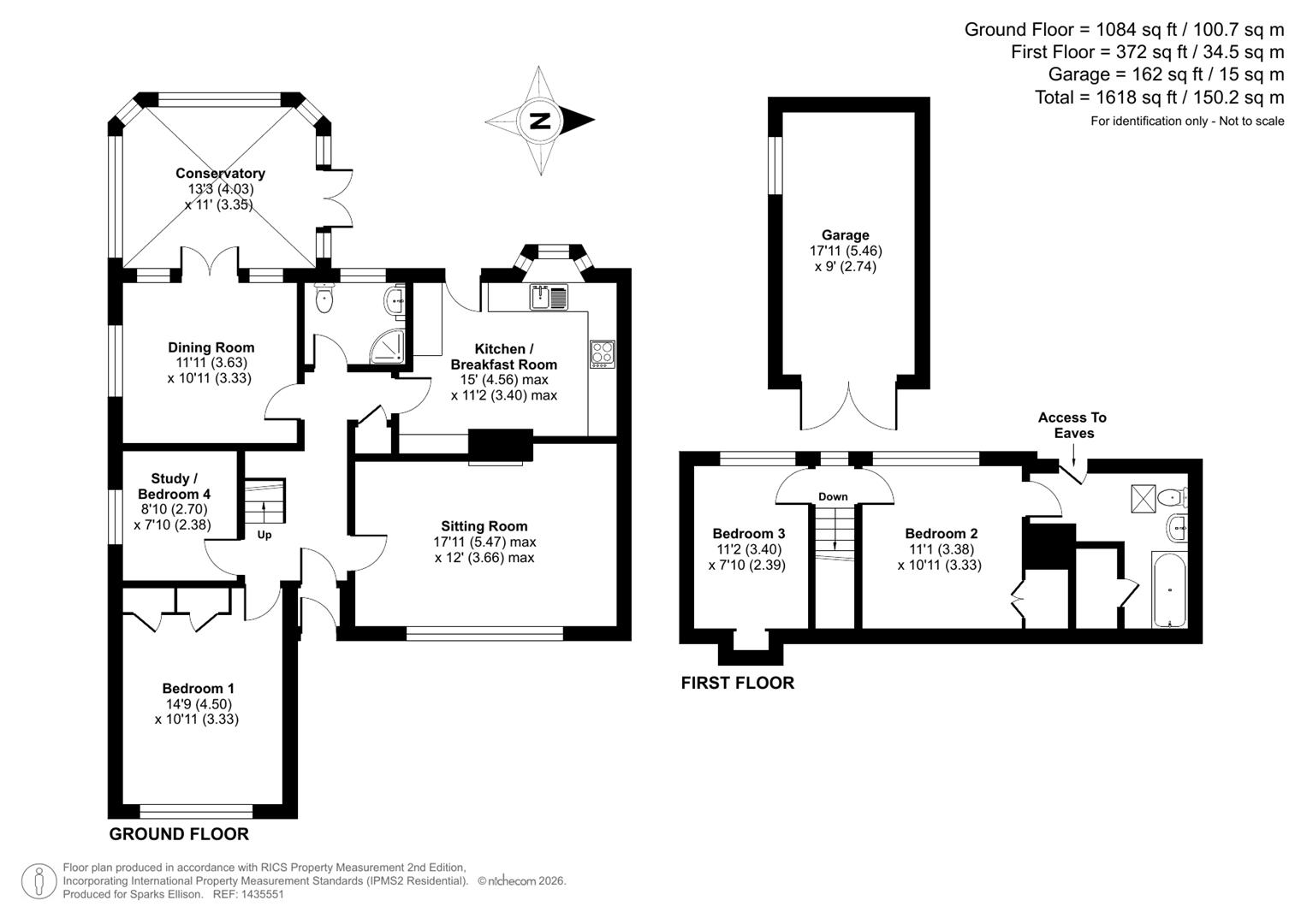 18, Hocombe Drive, Chandler's Ford floorplan