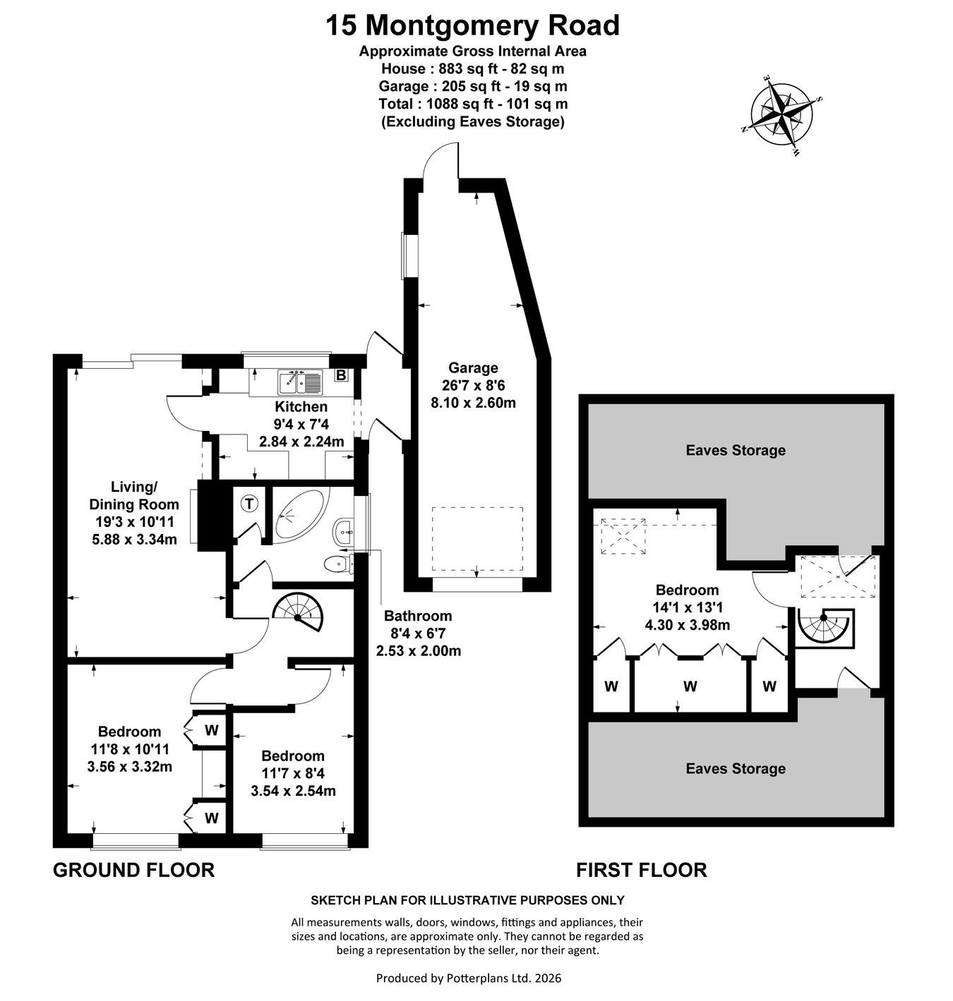 15, Montgomery Road, Cheltenham floorplan