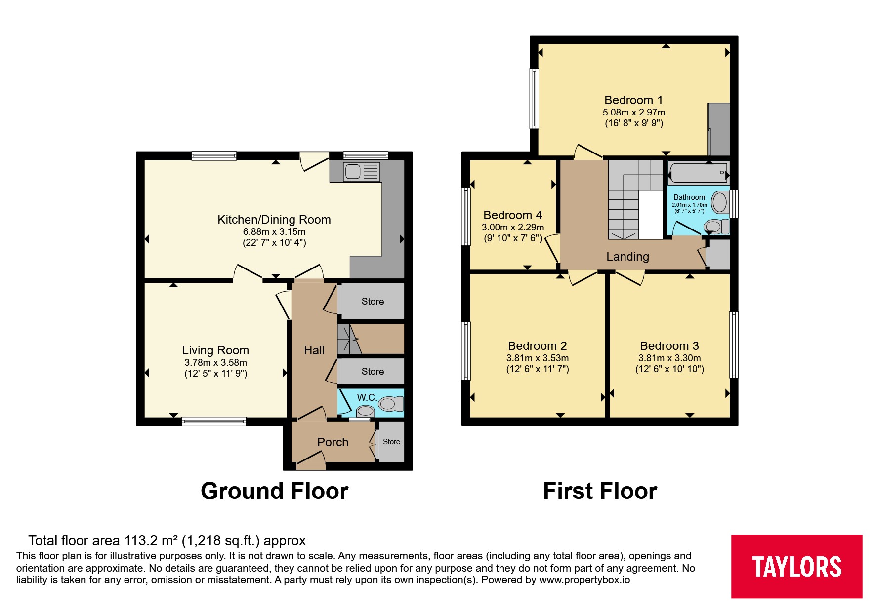 27, Olympic Close, Bedfordshire floorplan