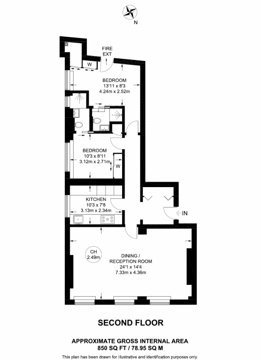 Brompton Road, Brompton Road, London floorplan