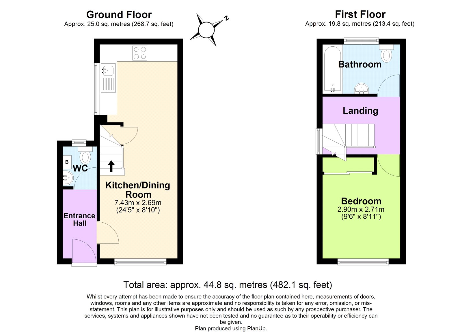20A,, The Chase, Stroud floorplan