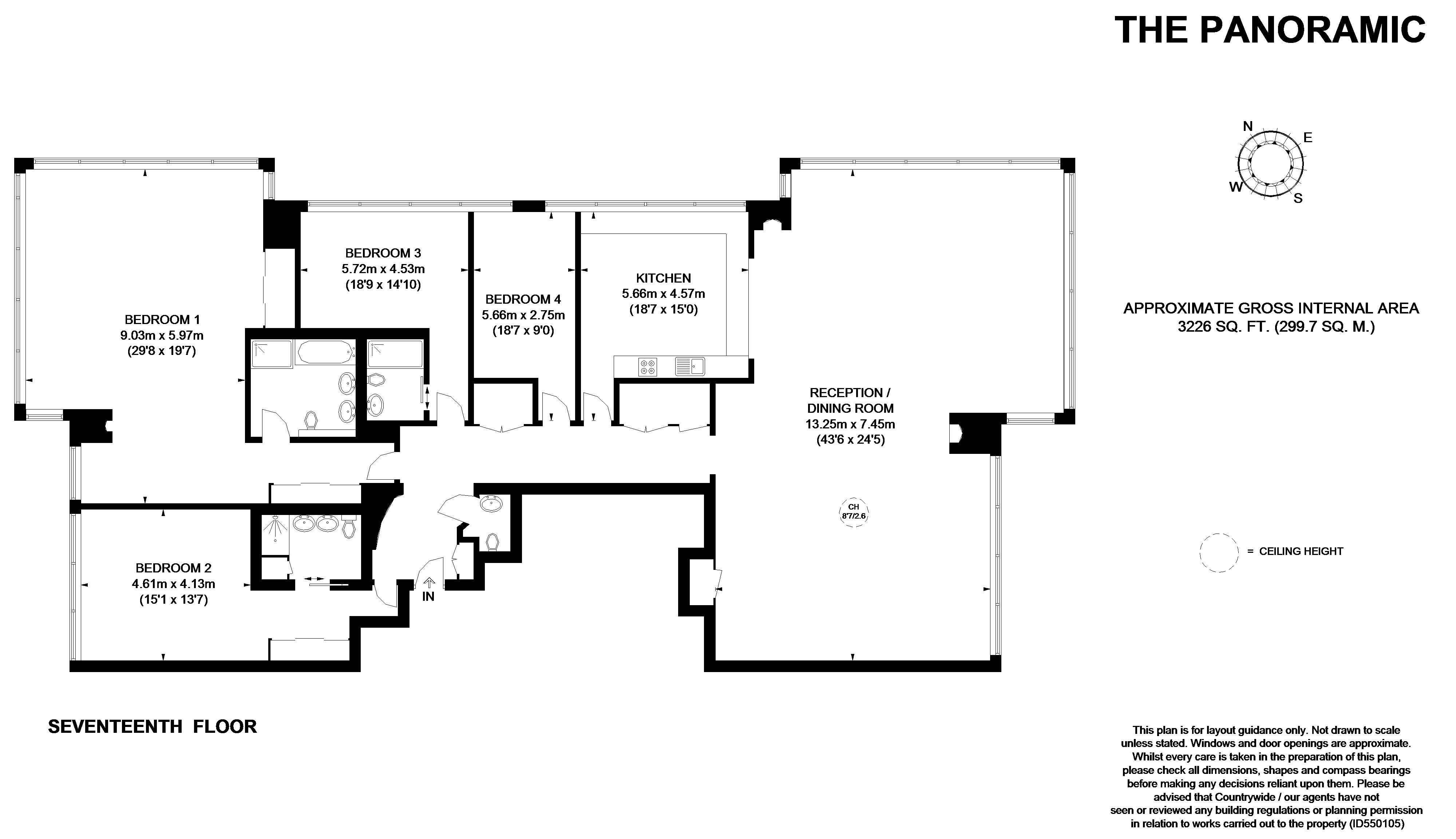 4 Bedrooms Flat to rent in Grosvenor Road, London SW1V