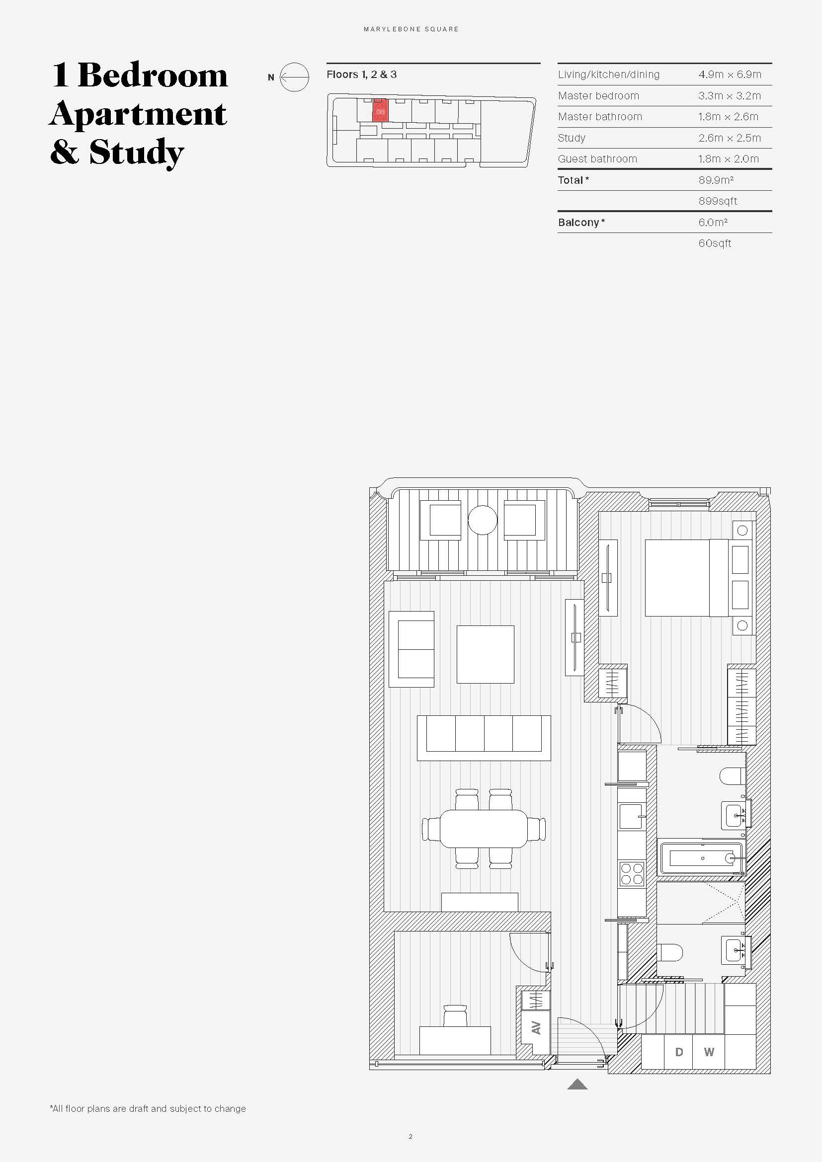 A303 Marylebone Square,, Marylebone Square, London floorplan