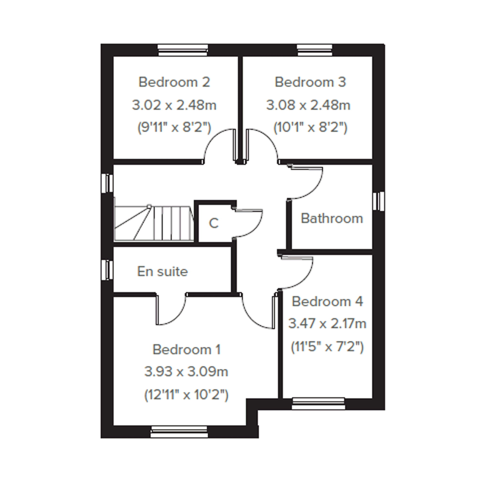 869, Beaufort Way, Bradwell, Great Yarmouth floorplan