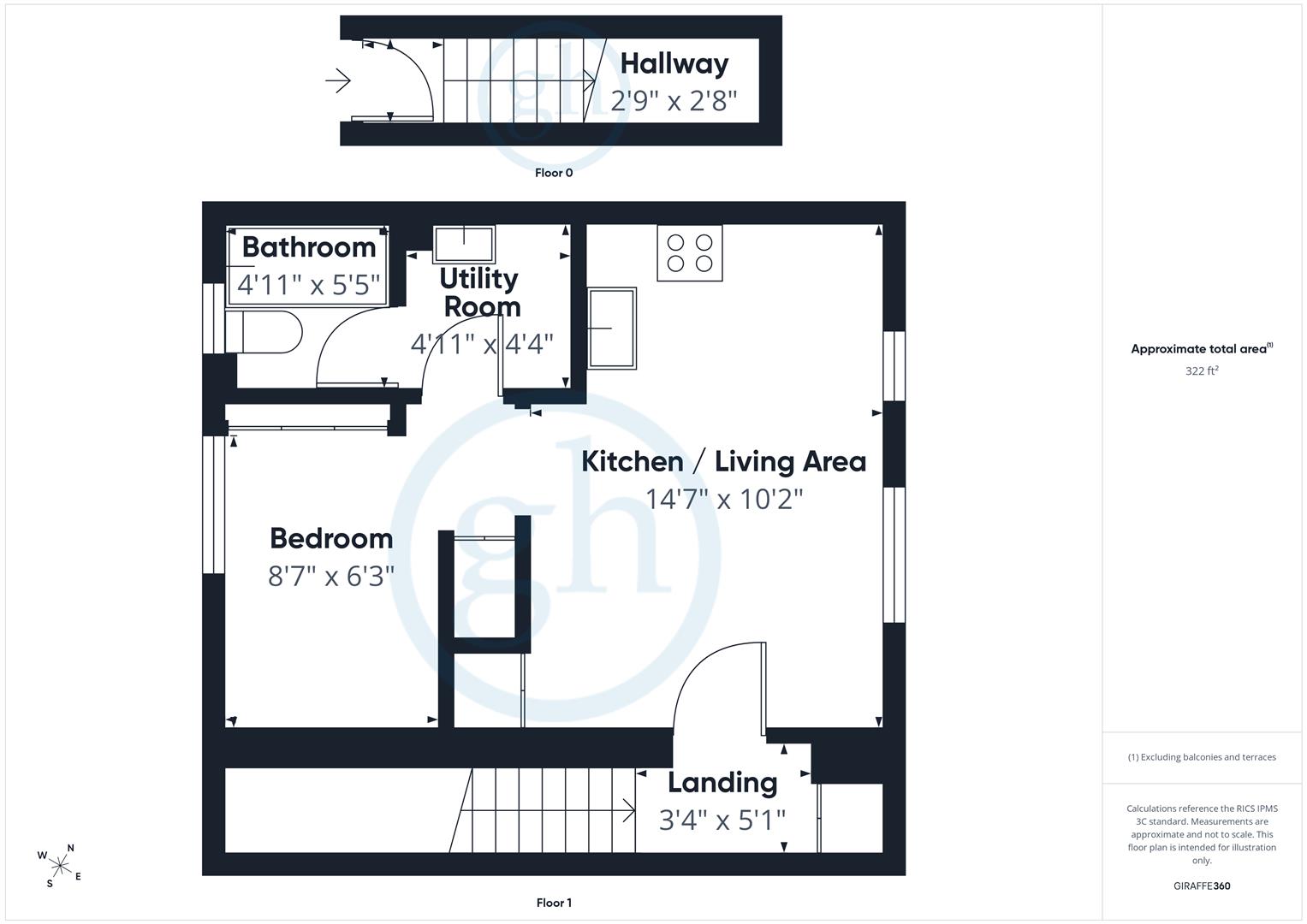 12, Abercorn Grove, Ruislip floorplan
