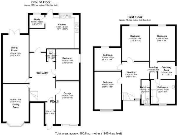 4 Bedrooms Semi-detached house for sale in Park Crescent, Elstree, Borehamwood WD6