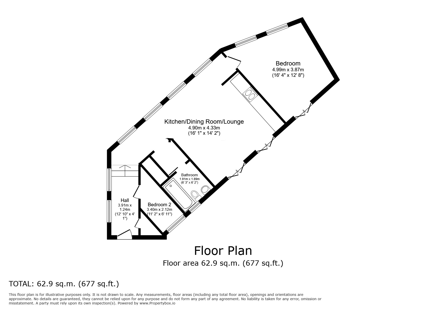 57A,, High Street, Isle of Wight floorplan