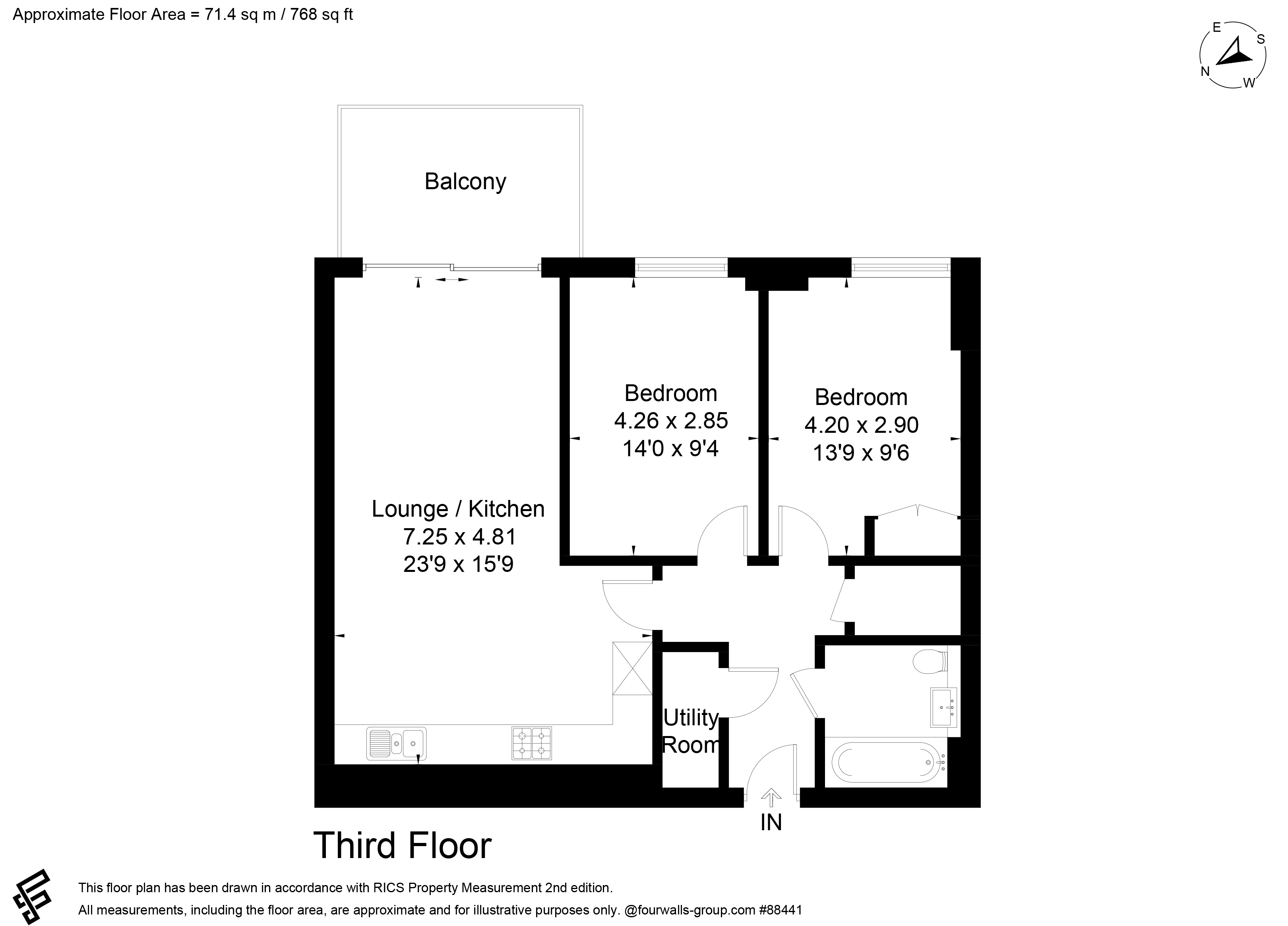Ace Way, Battersea, London, London floorplan
