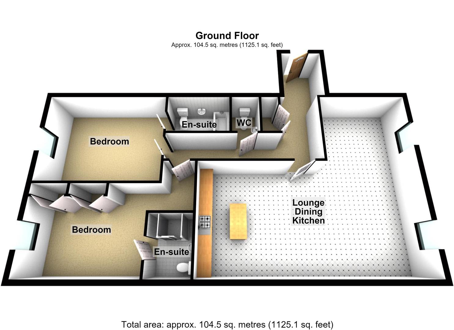 Apartment 3, 150, Christleton Road, Chester floorplan