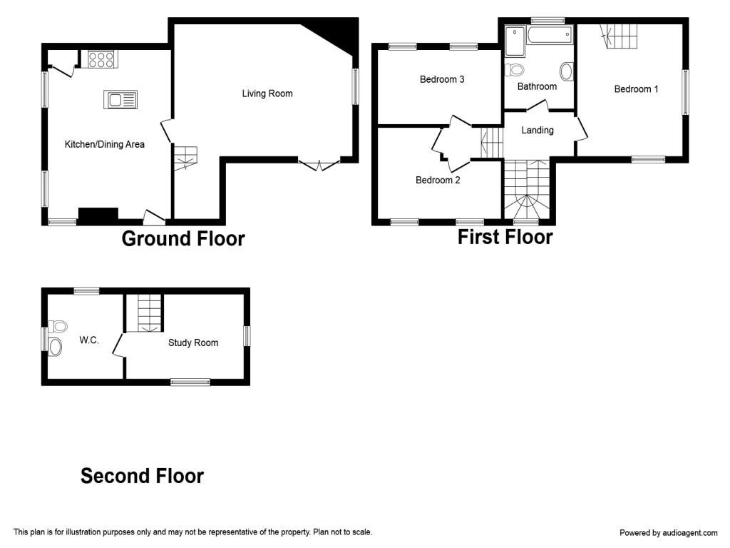 3 bed detached house for sale in The Gate House Catherine House Lane