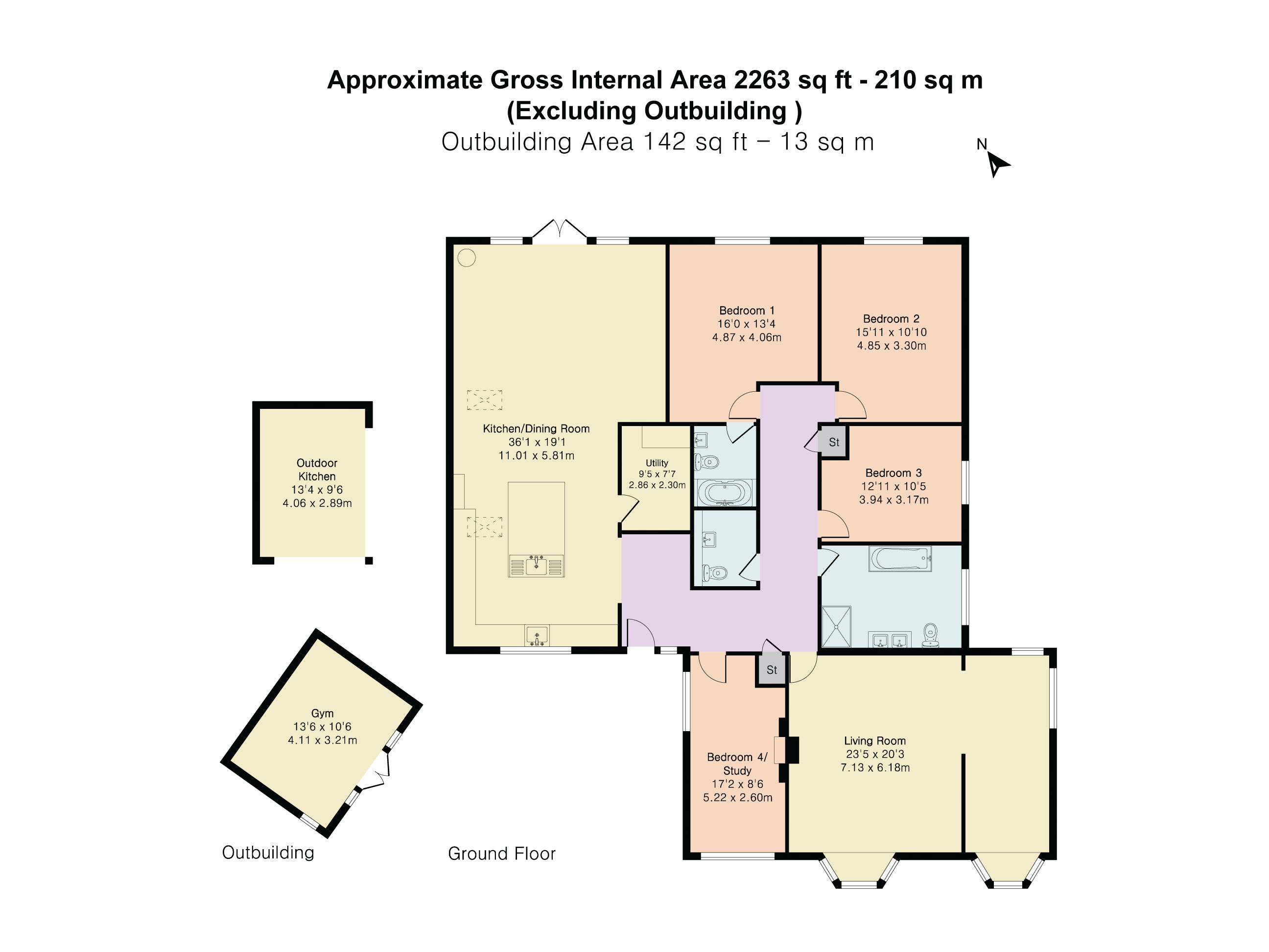 Rolphton,, Island Farm Road, Reading floorplan