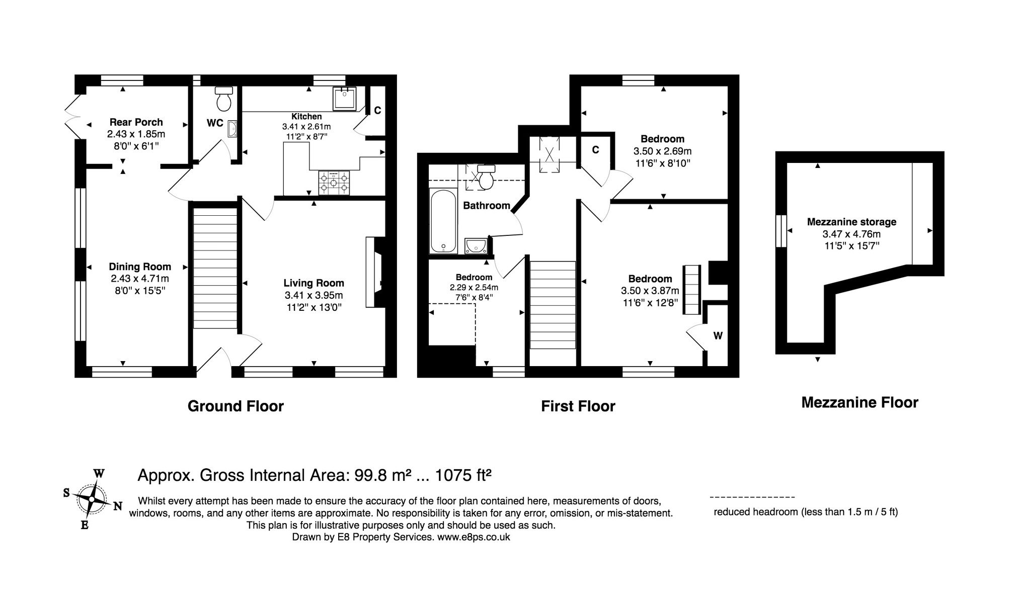 16, Martins Lane, Dorchester-on-Thames floorplan