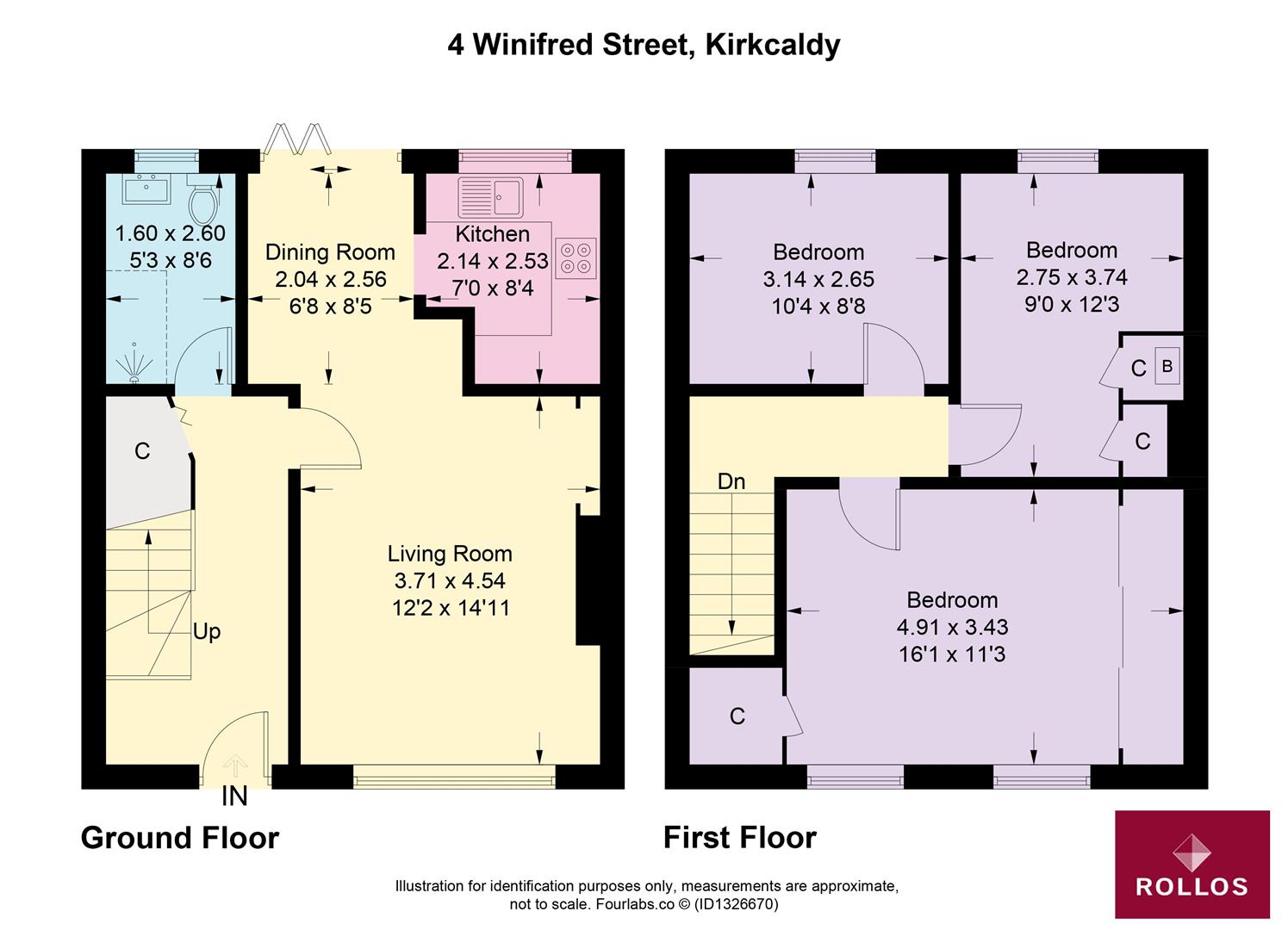 4, Winifred Street, Kirkcaldy floorplan