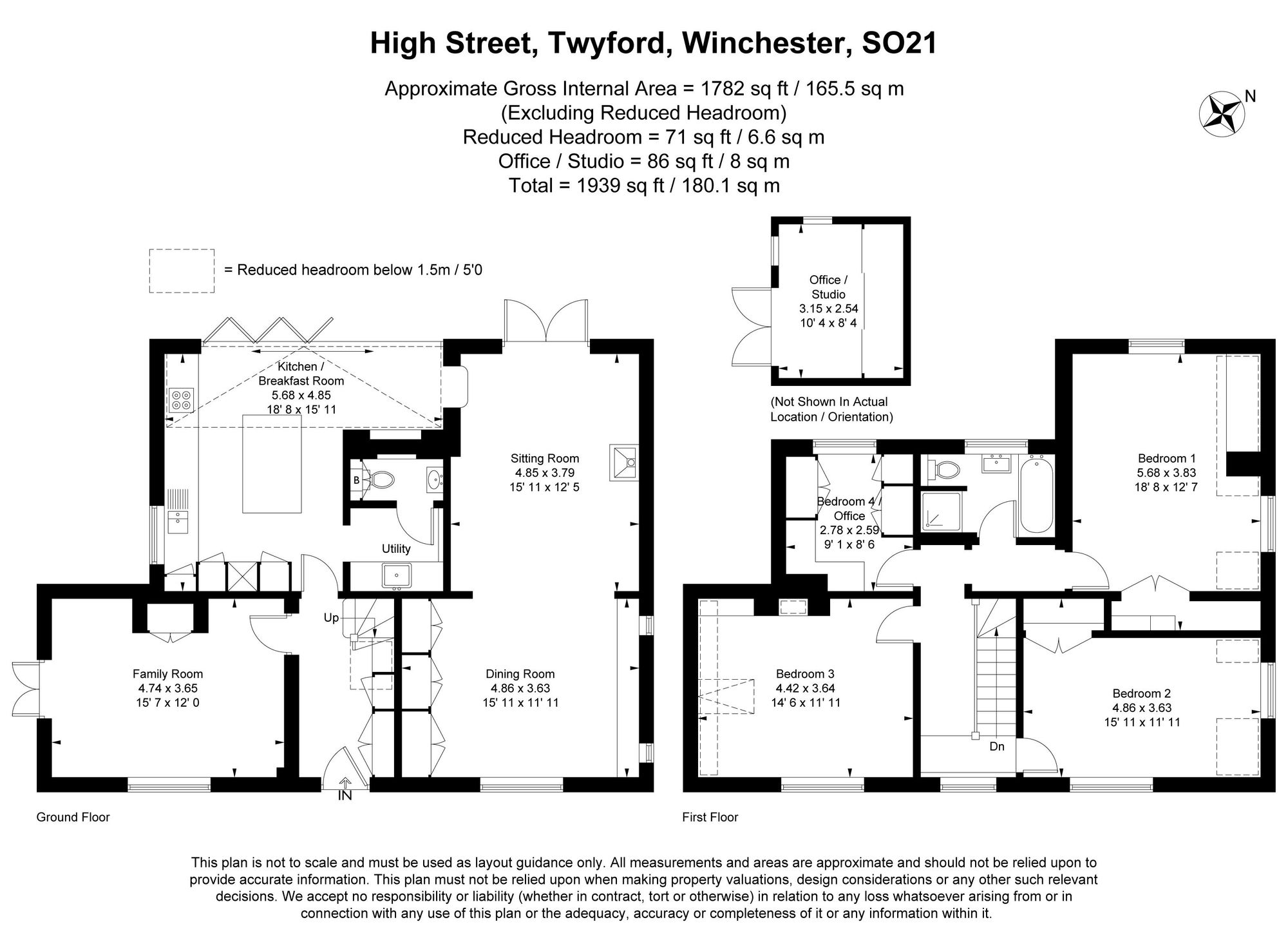 Twyford Cottage High Street, Winchester floorplan