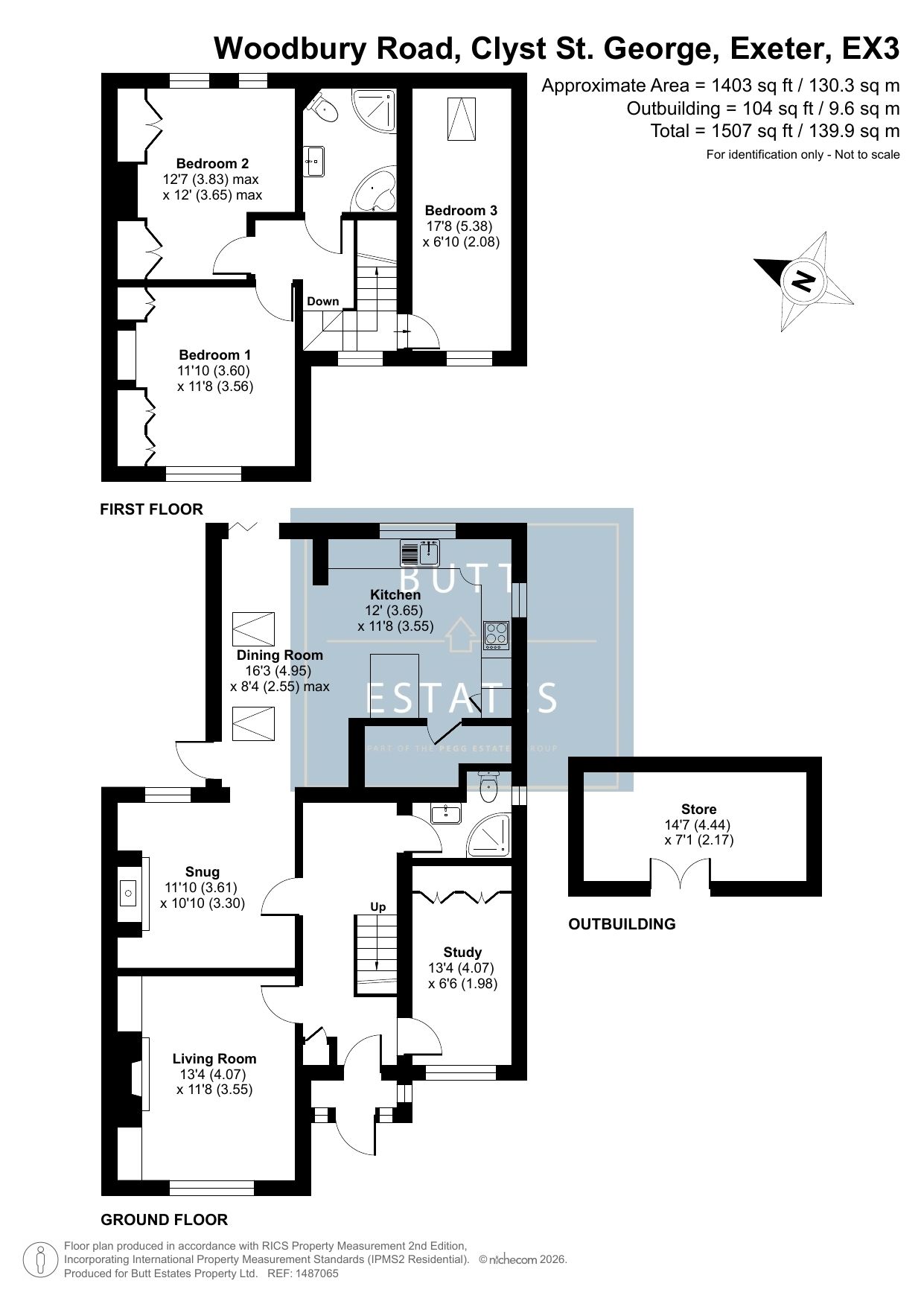 13 Woodbury Road, Exeter floorplan