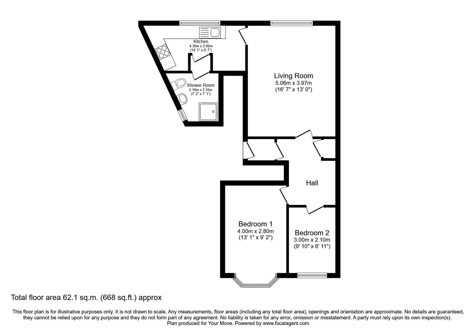 Flat 2, 25, Barrfield Road, Greater Manchester floorplan