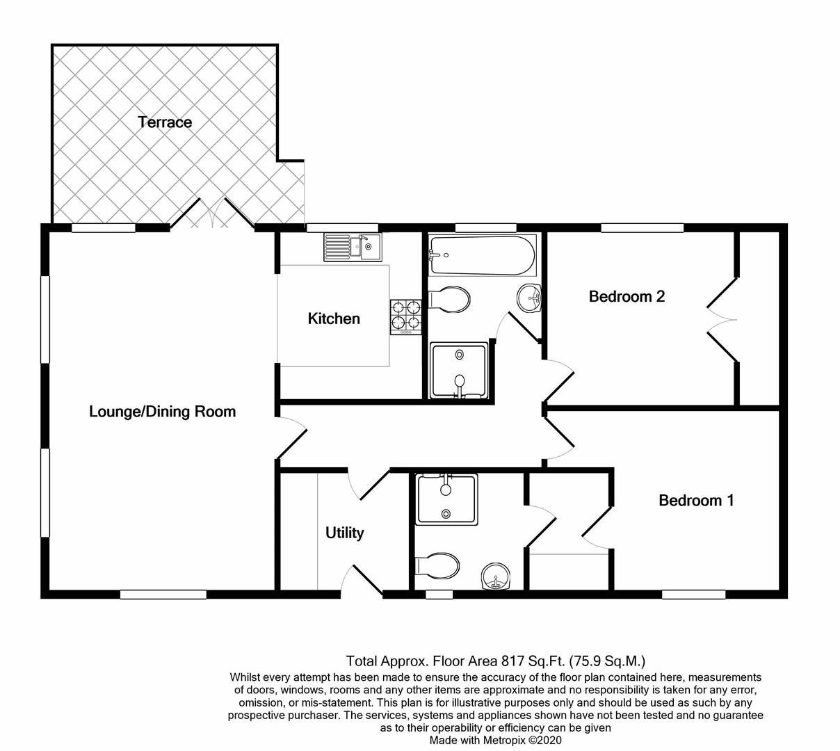 61, Florida Keys, Hull Road, Wilberfoss floorplan