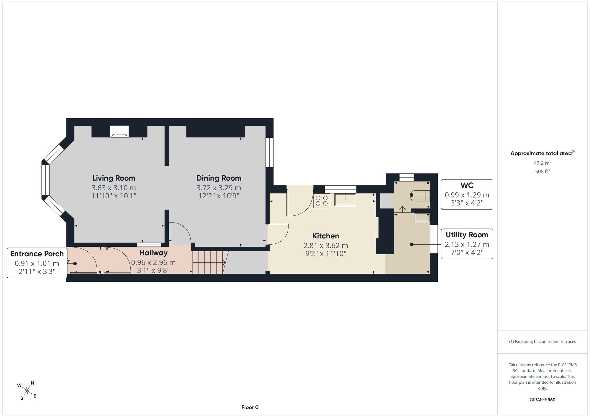 9 New Cwm Terrace, Ebbw Vale floorplan