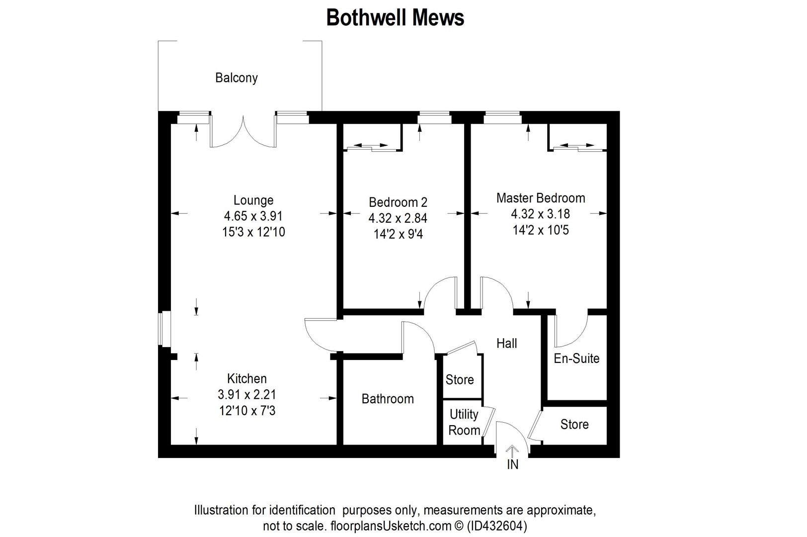 2 Bedrooms Flat for sale in Bothwell Mews, Uddingston, Glasgow G71