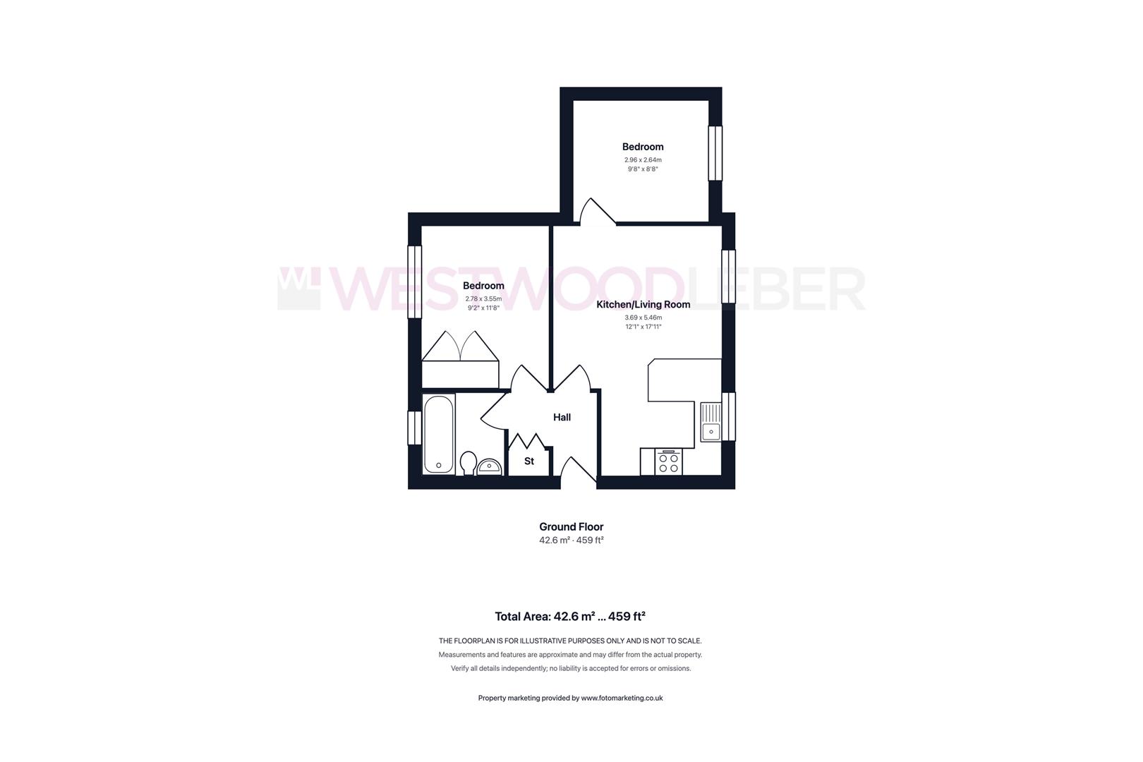 44, Church Street, Ware floorplan