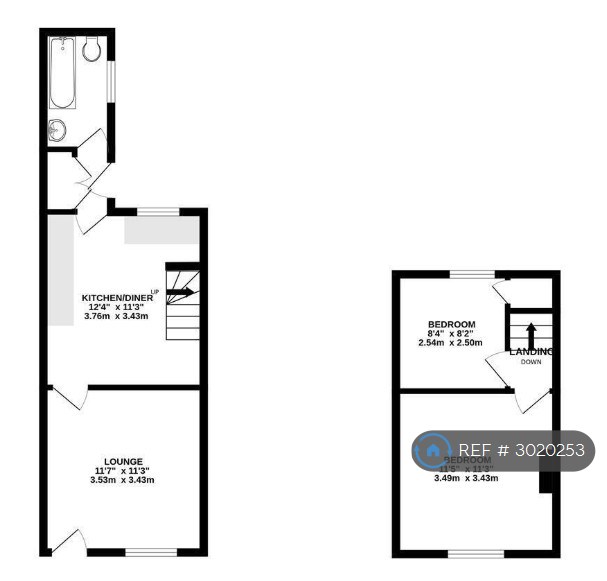 Falconer St, York floorplan