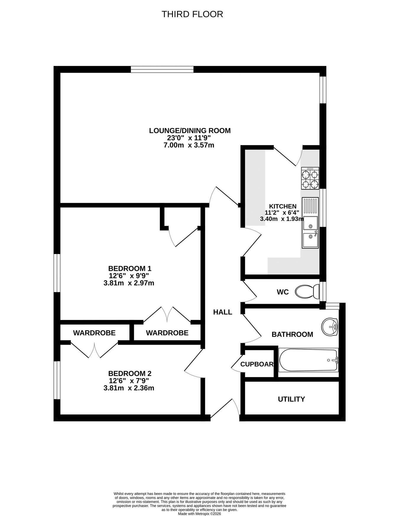 Chantry Court, Church Road,, Frimley floorplan