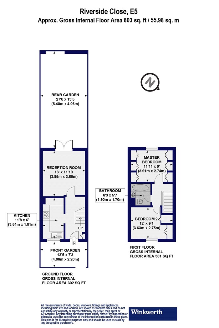 36, Riverside Close, London floorplan