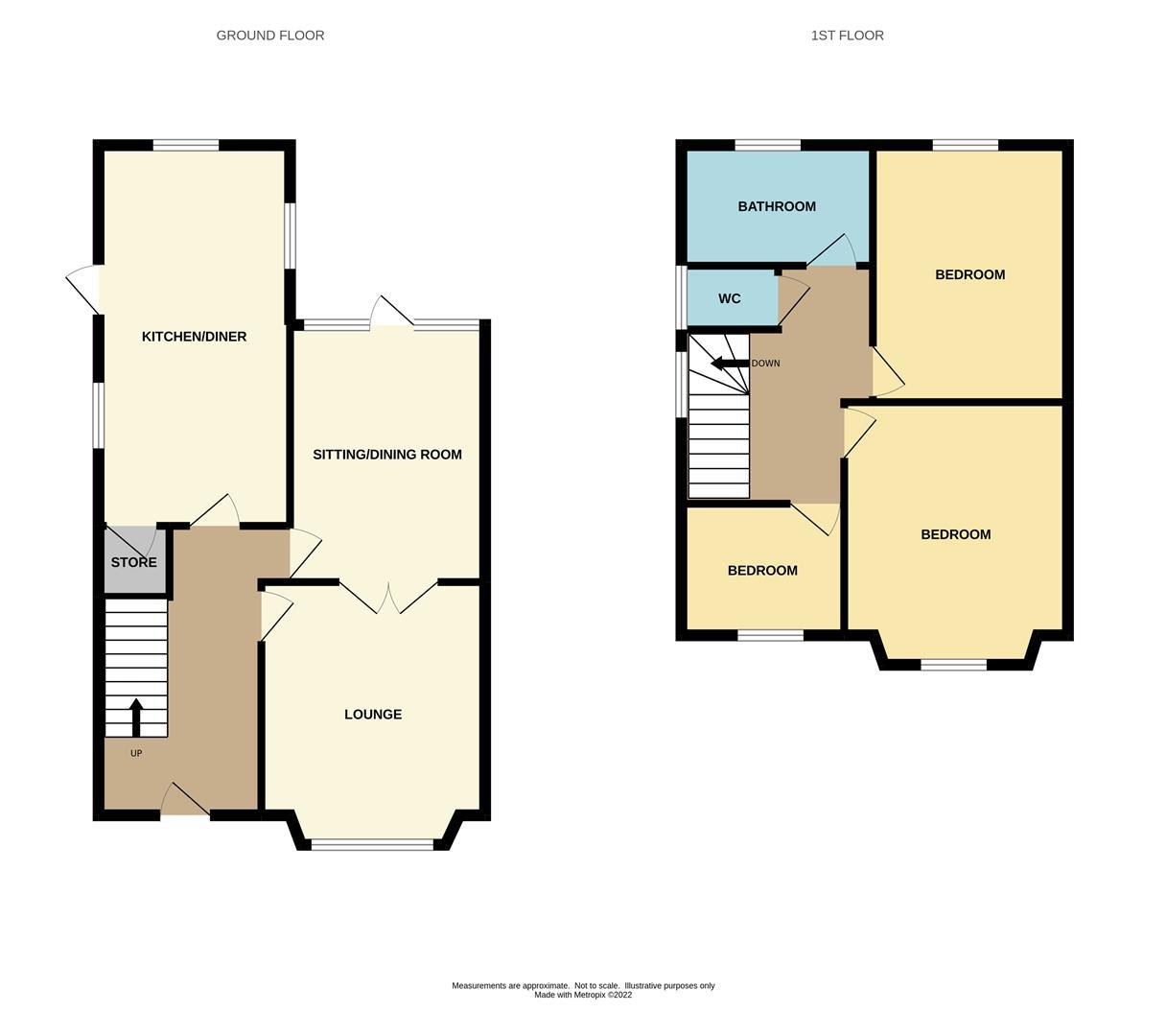 14, Dean Drive, Wilmslow floorplan