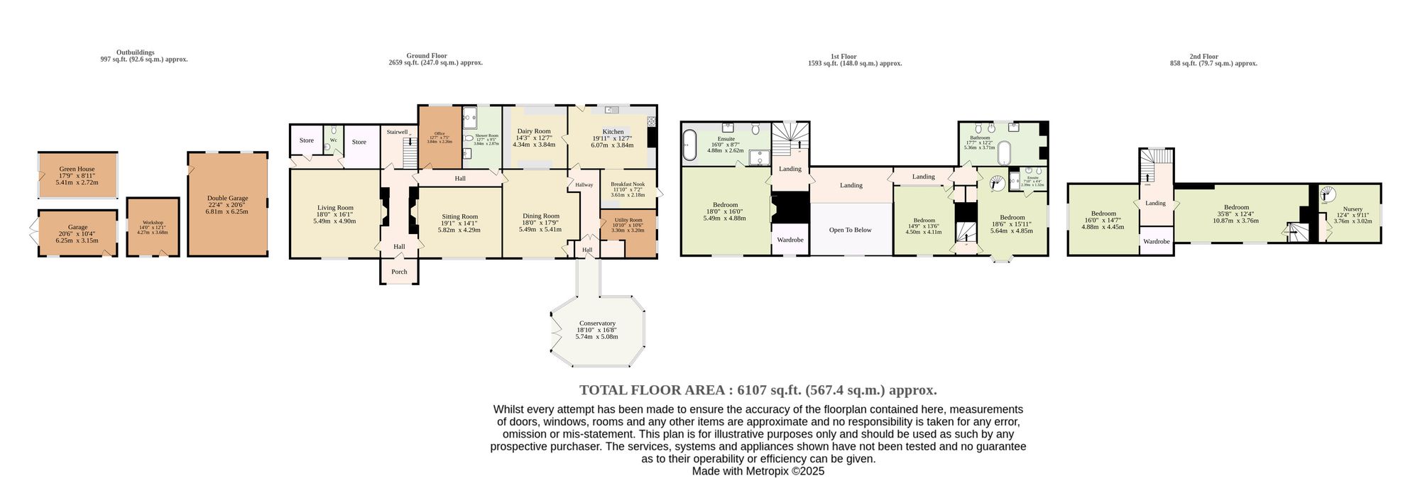 Highfields Farmhouse Mill Lane, Diss floorplan