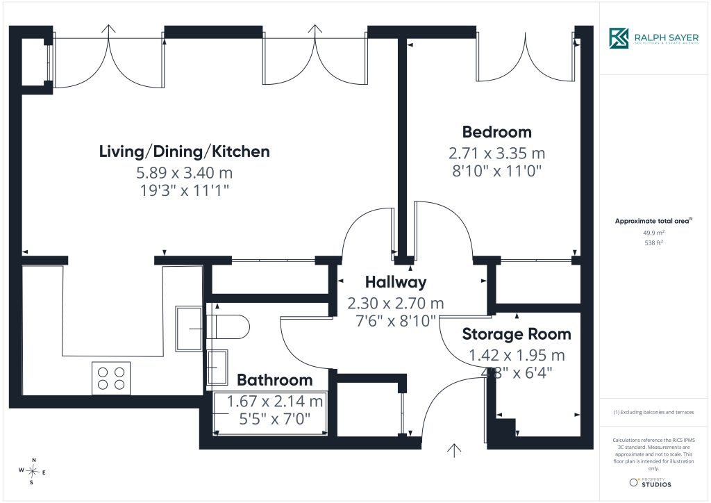 37/14, Pennywell Gardens, Edinburgh floorplan