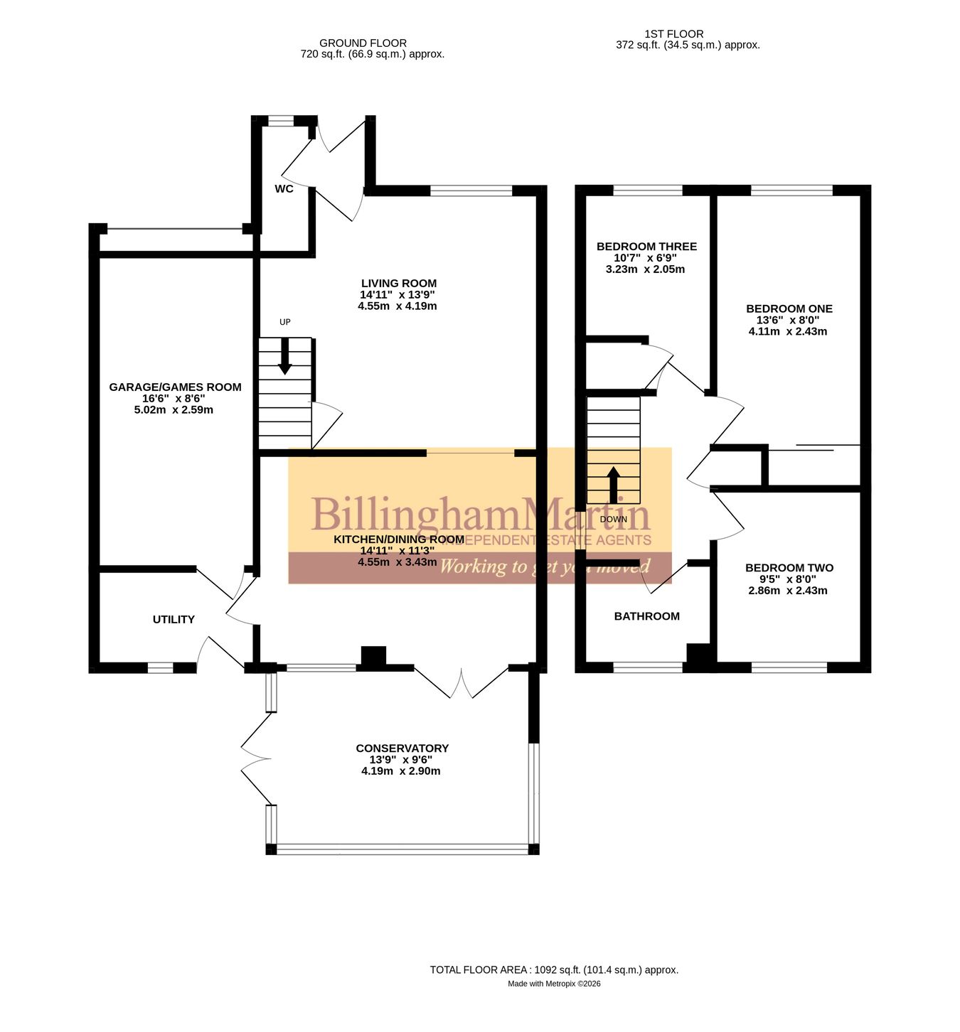 20, Collingwood, Farnborough floorplan