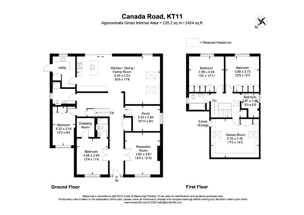 Beech Tree Cottage, 28, Canada Road, Cobham floorplan