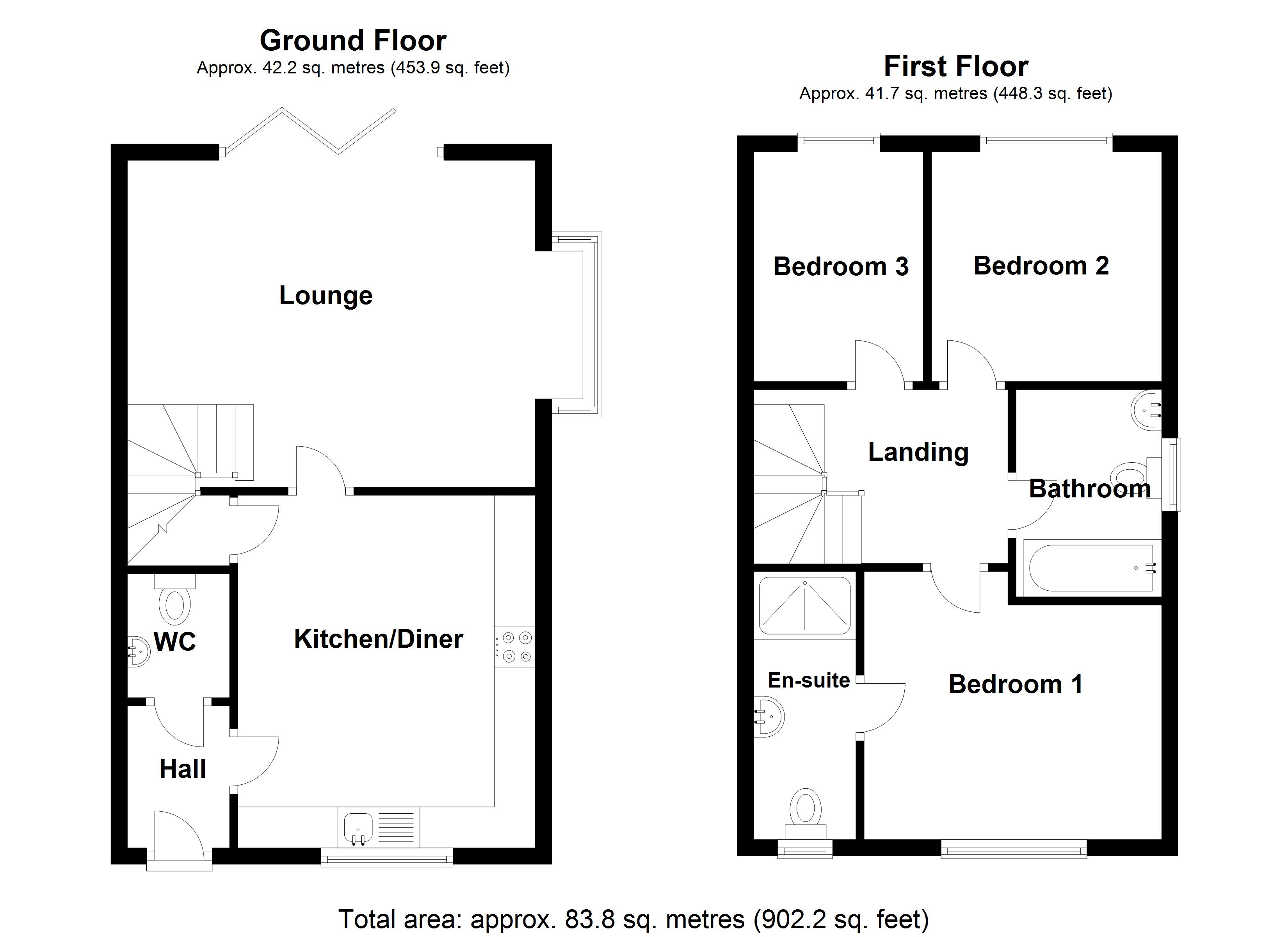 Plot 94, 76, Lincoln Road, Sleaford floorplan