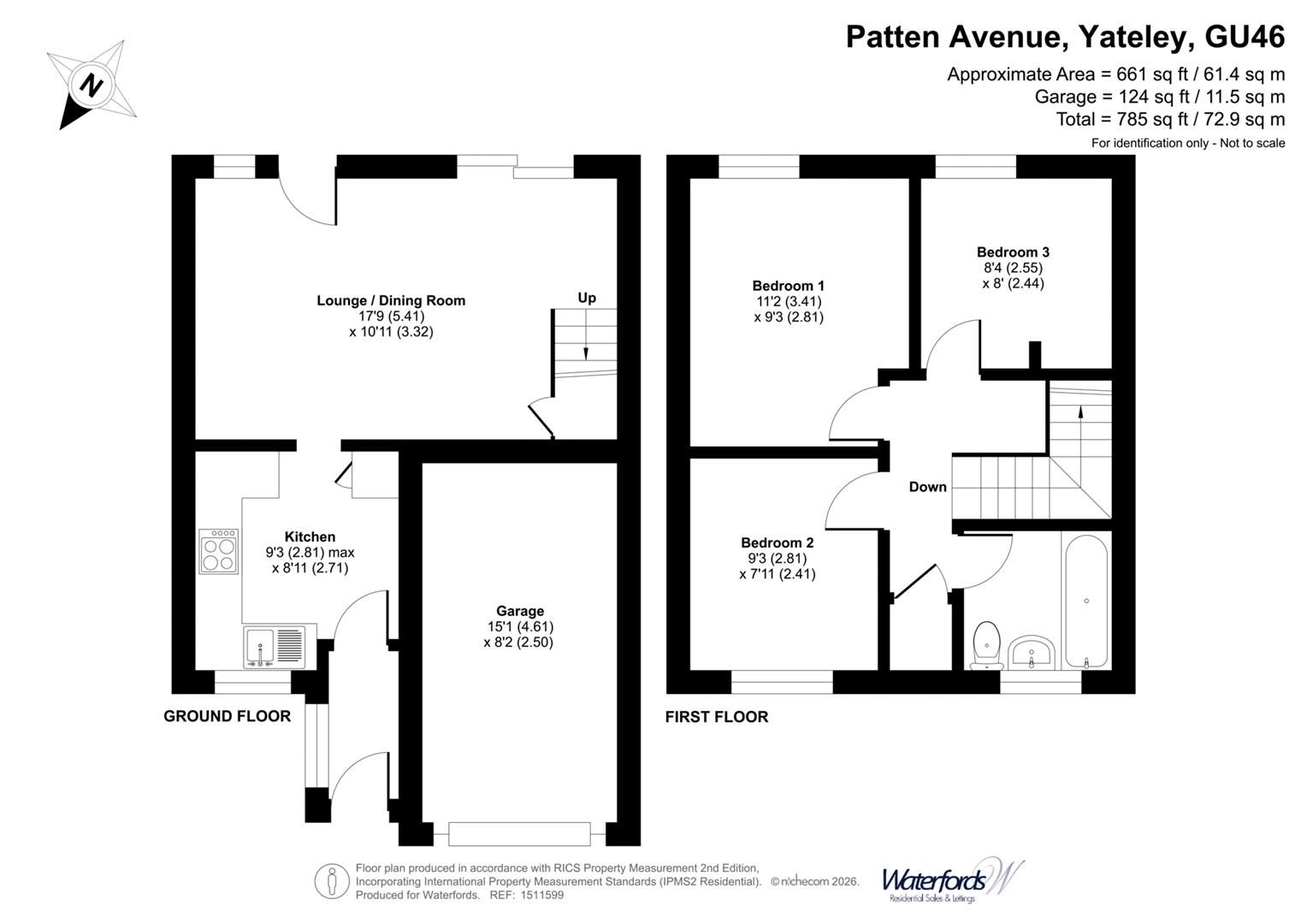 37, Patten Avenue, Yateley floorplan