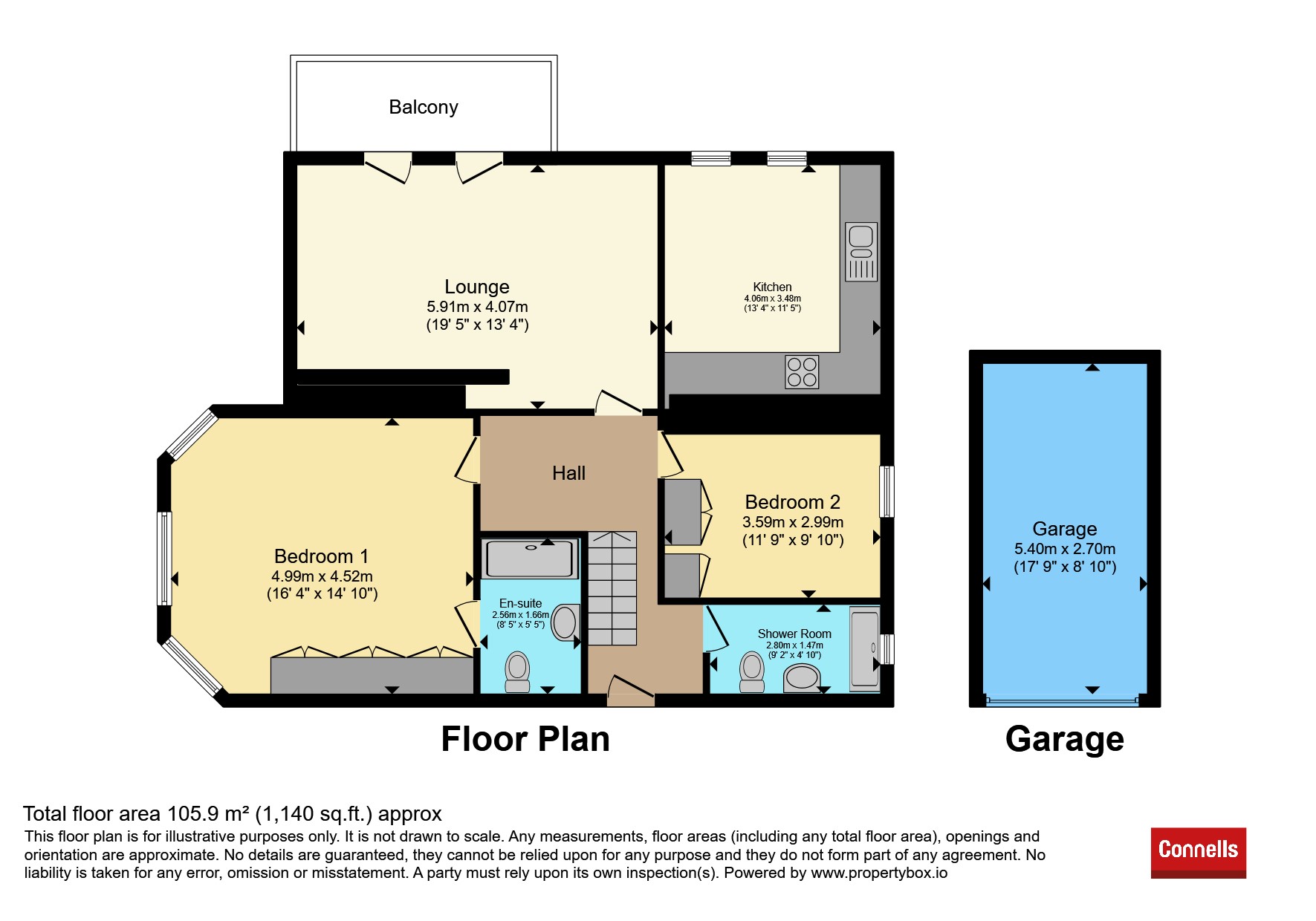 11, The Priory, Priory Road, Newton Abbot floorplan