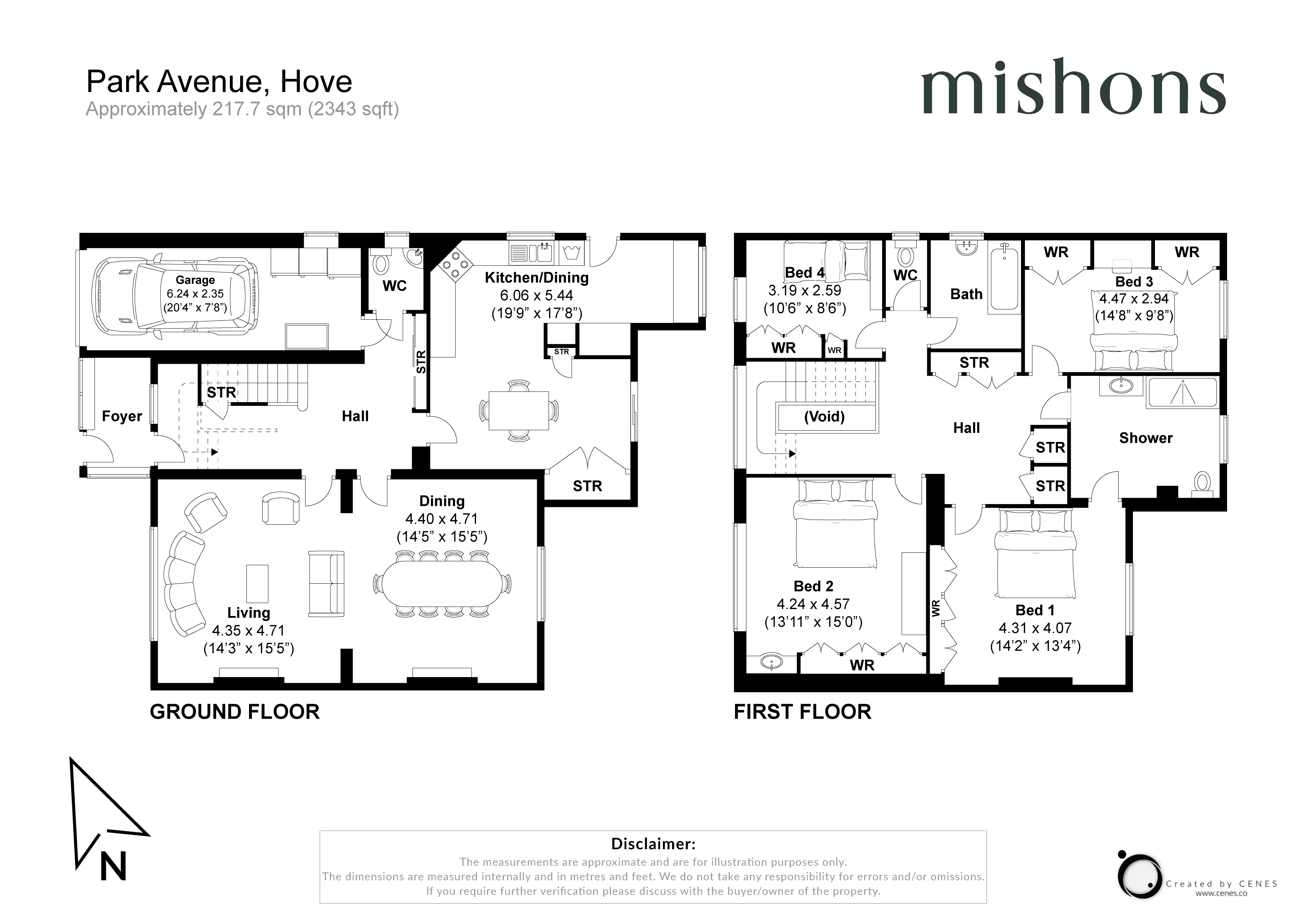 1, Park Avenue, East Sussex floorplan