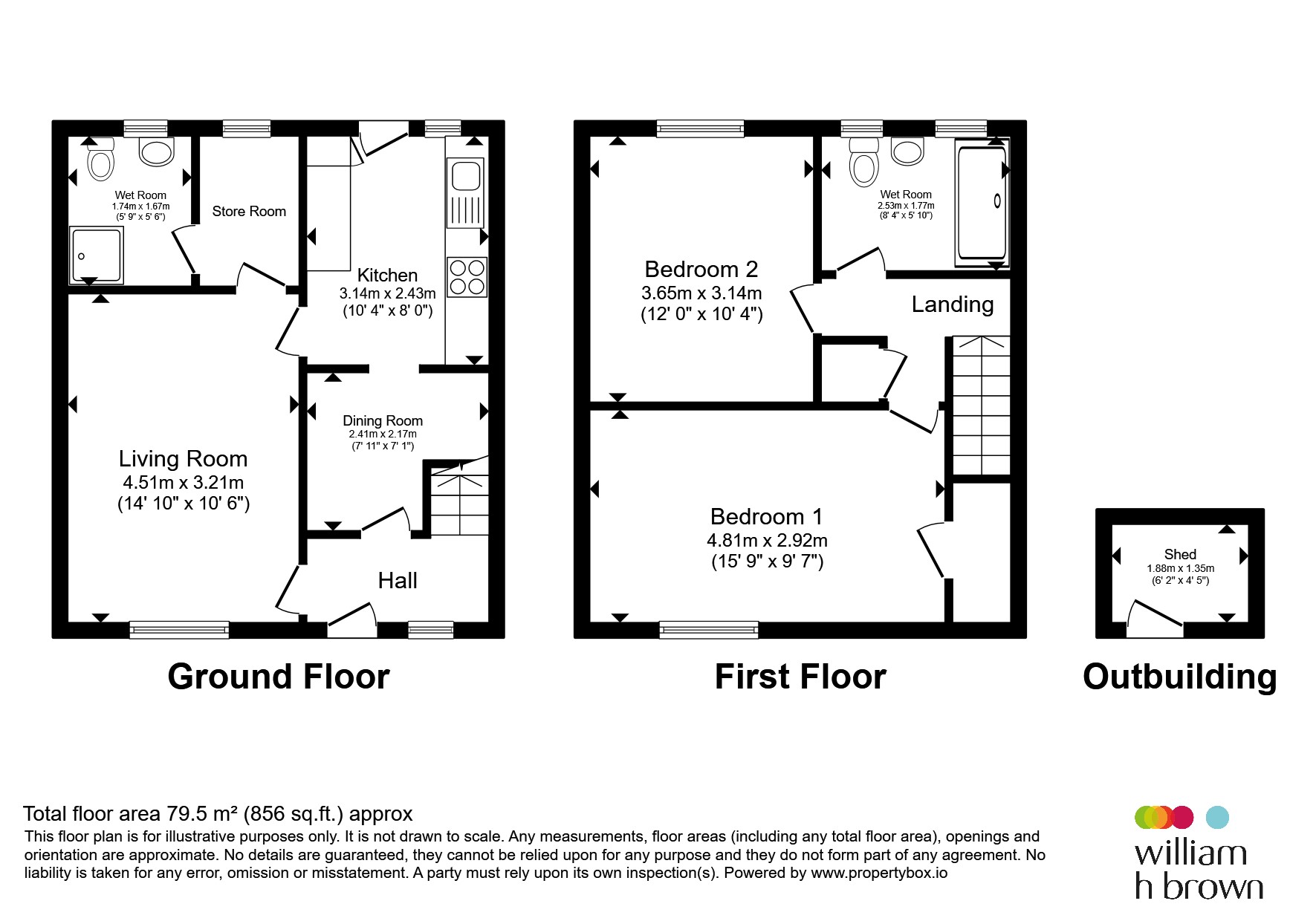 44, Brignall Garth, Leeds floorplan