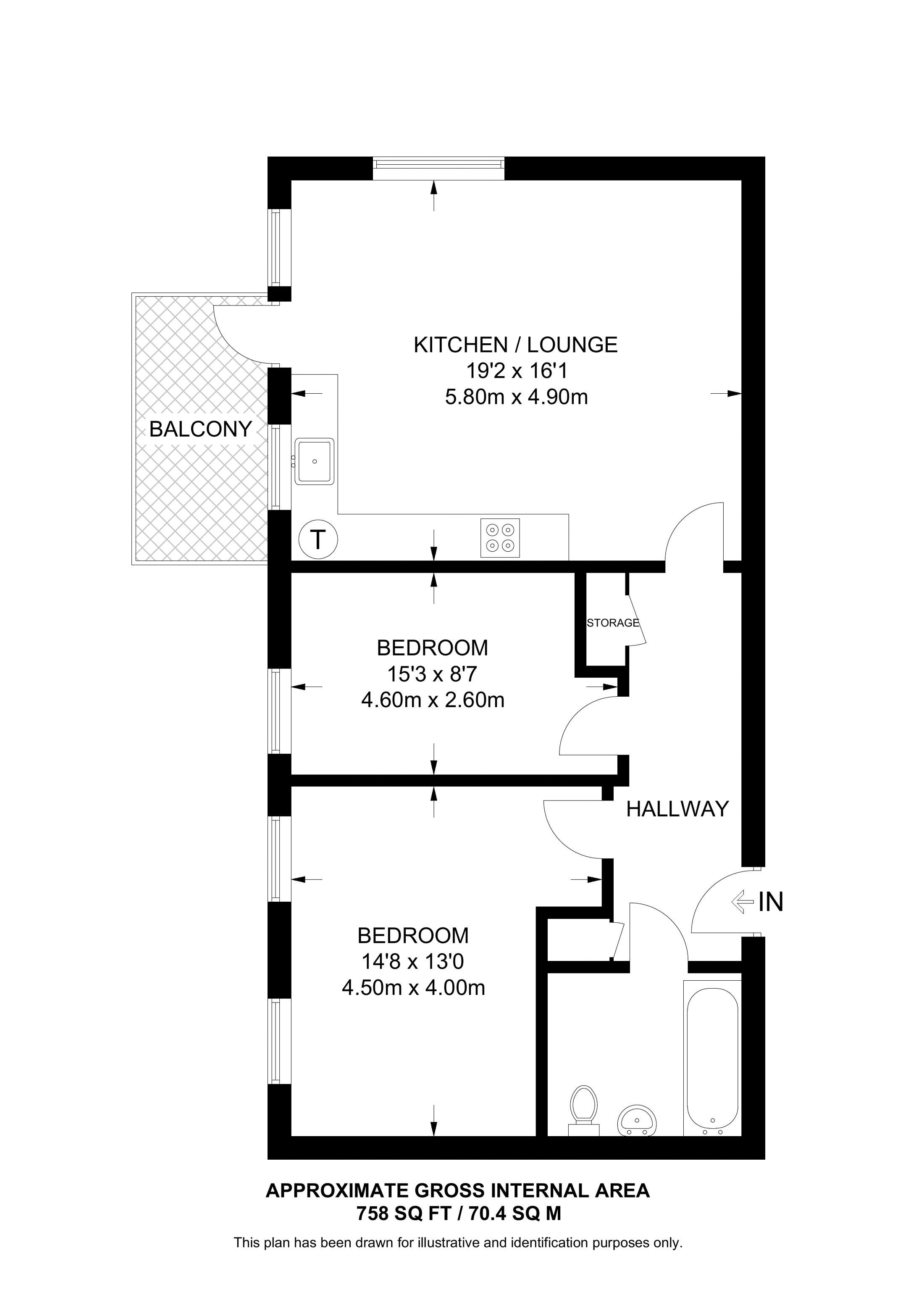 Heath Parade, Colindale floorplan
