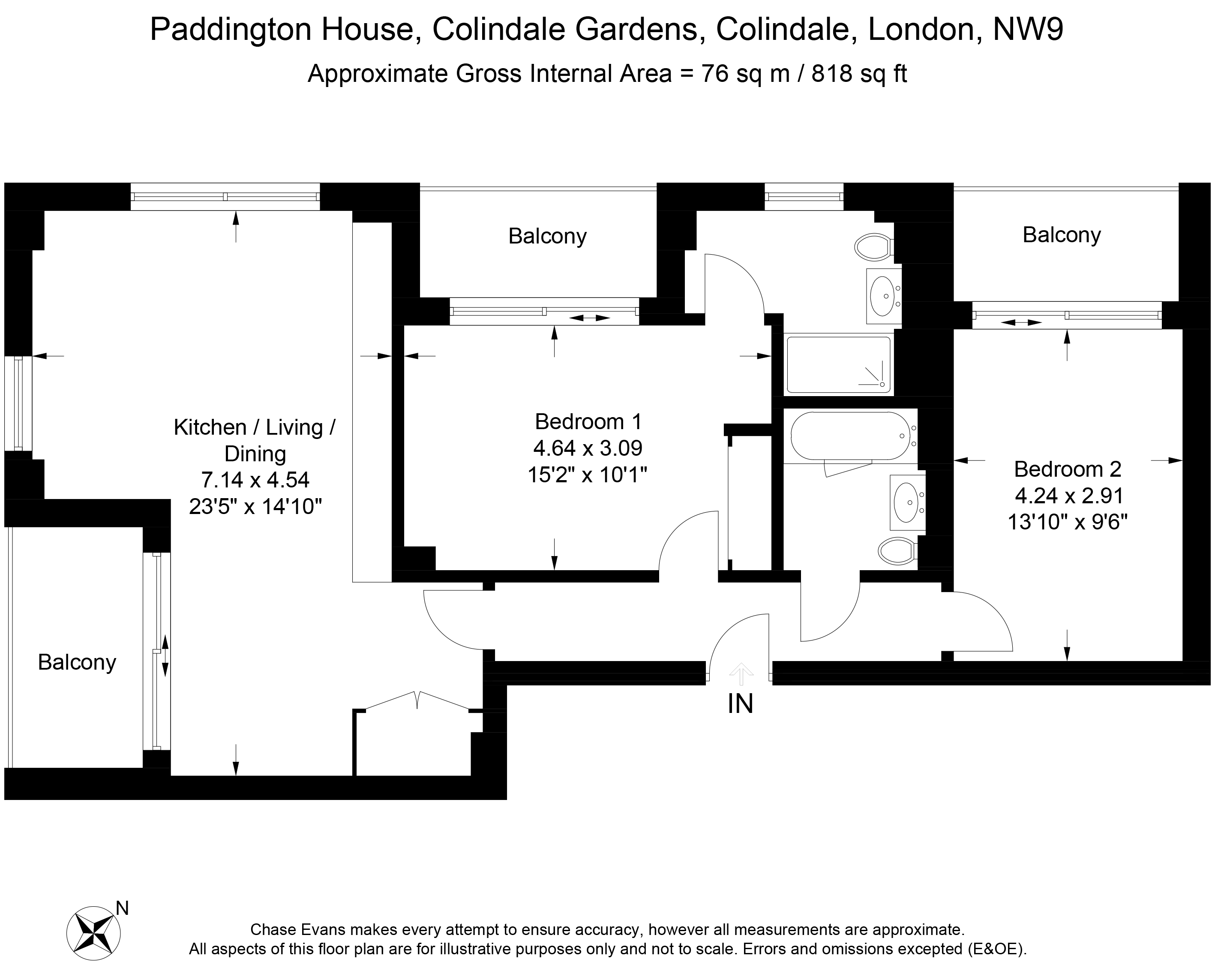 2 Bedrooms Flat to rent in Paddington House, Colindale Gardens, Colindale NW9