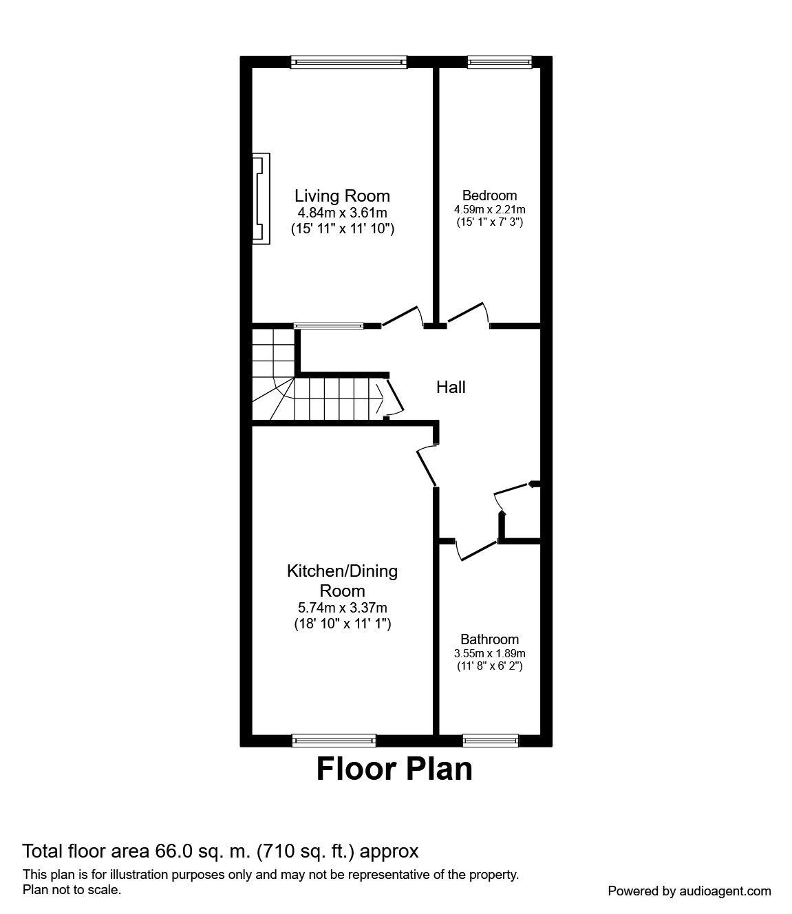 2 Bedrooms Flat to rent in Cavendish Street, Keighley BD21