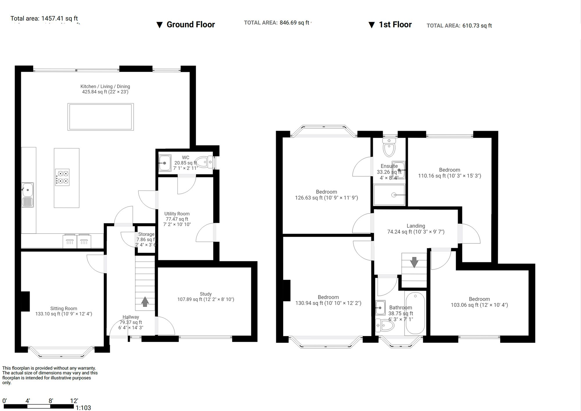 34 Springfield Avenue, Sheffield floorplan