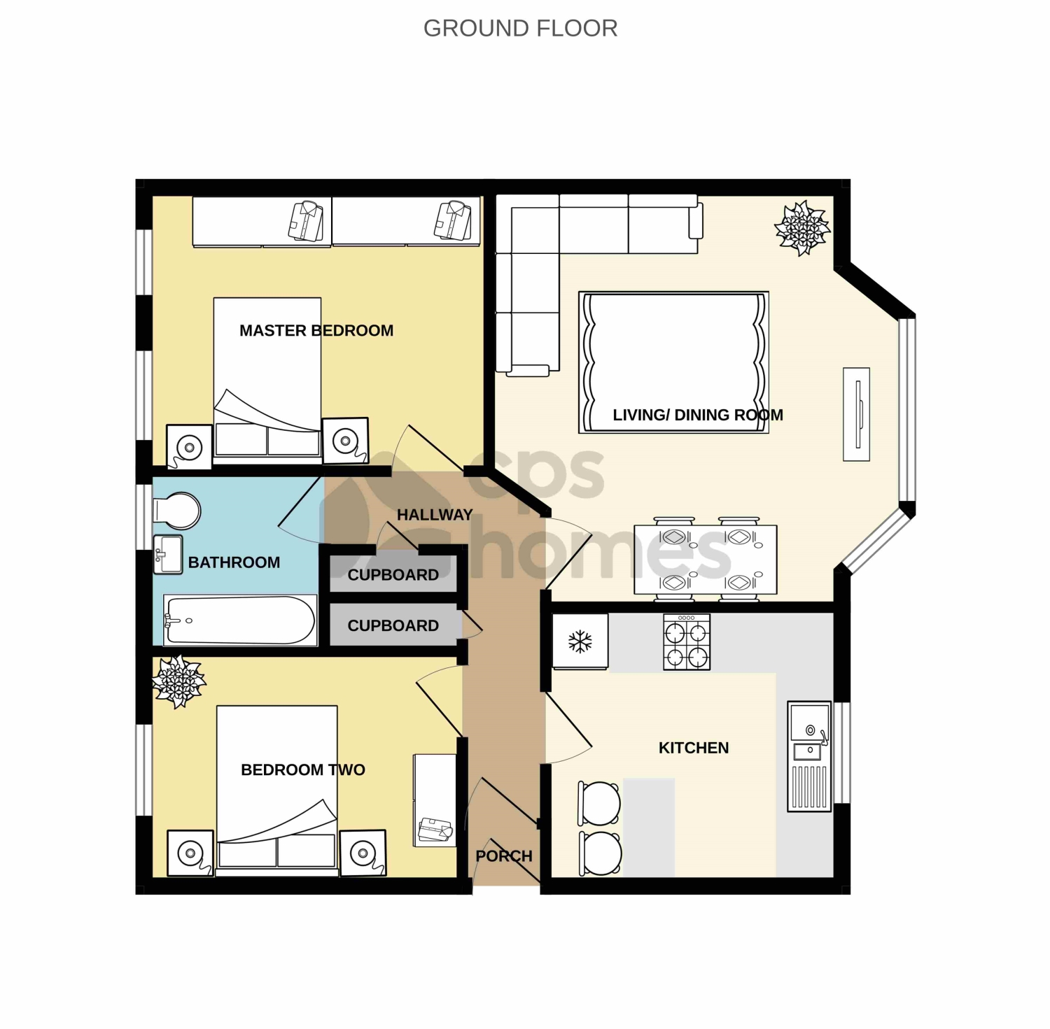 58, Barquentine Place, Cardiff floorplan