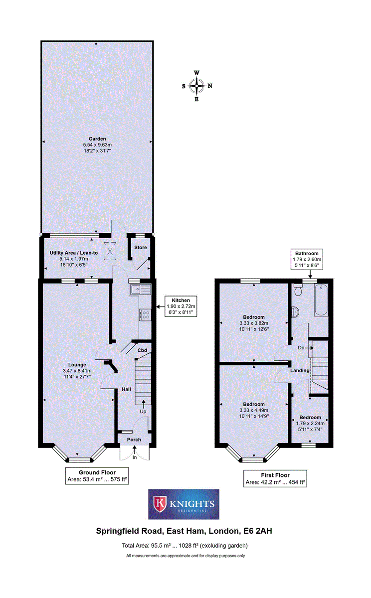10, Springfield Road, London floorplan