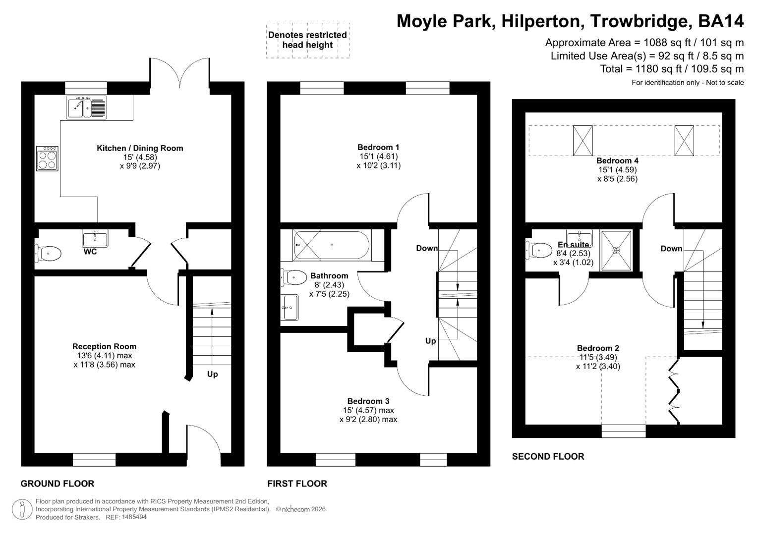 125, Moyle Park, Trowbridge floorplan